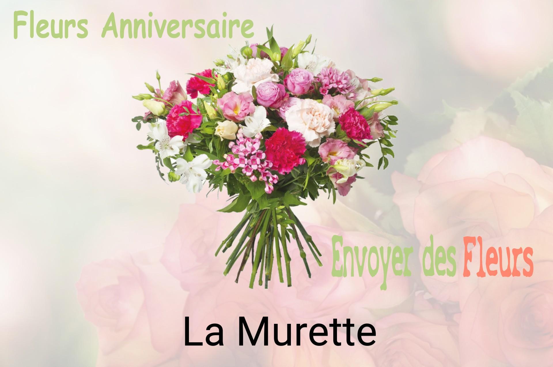 Bouquet de fleurs d’anniversaire livré à La Murette