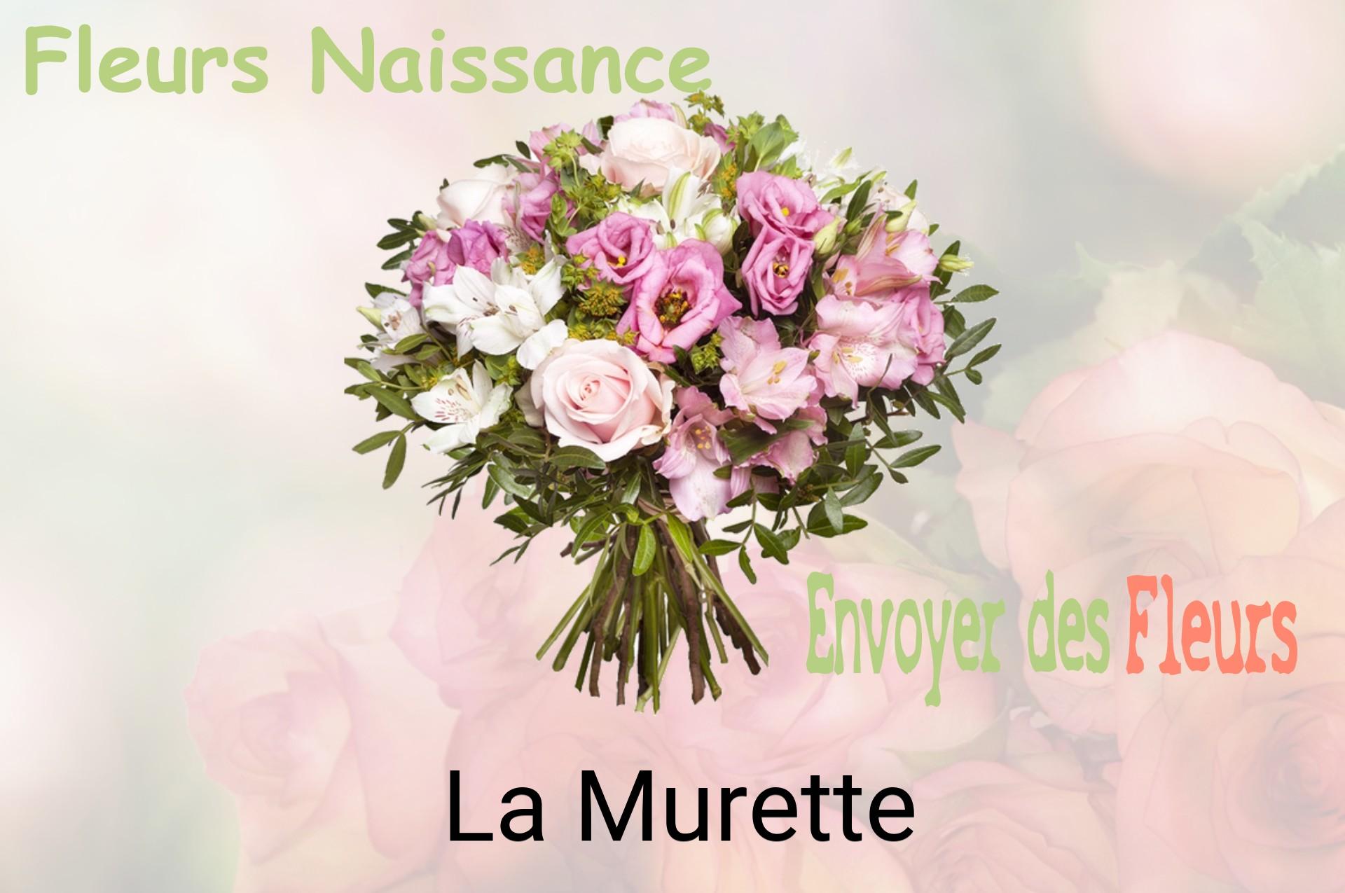 Bouquet de fleurs de naissance livré à La Murette